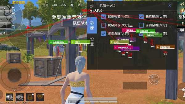 和平精英辅助【火焰鸟一体直装】人物透视 无后坐力 开枪自瞄 开车飞天 飞天跳伞 皮肤美化 物资显示 队伍信息